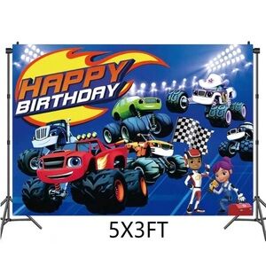 Blaze birthday decorations